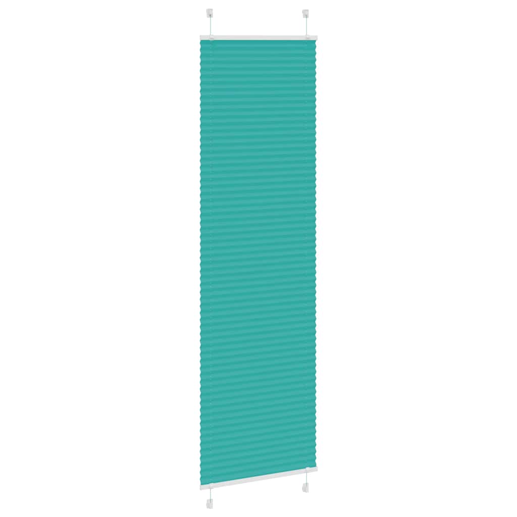 Plisirana zavjesa petrolej zelena 65x200 cm Širina tkanine 64,4 cm Poliester