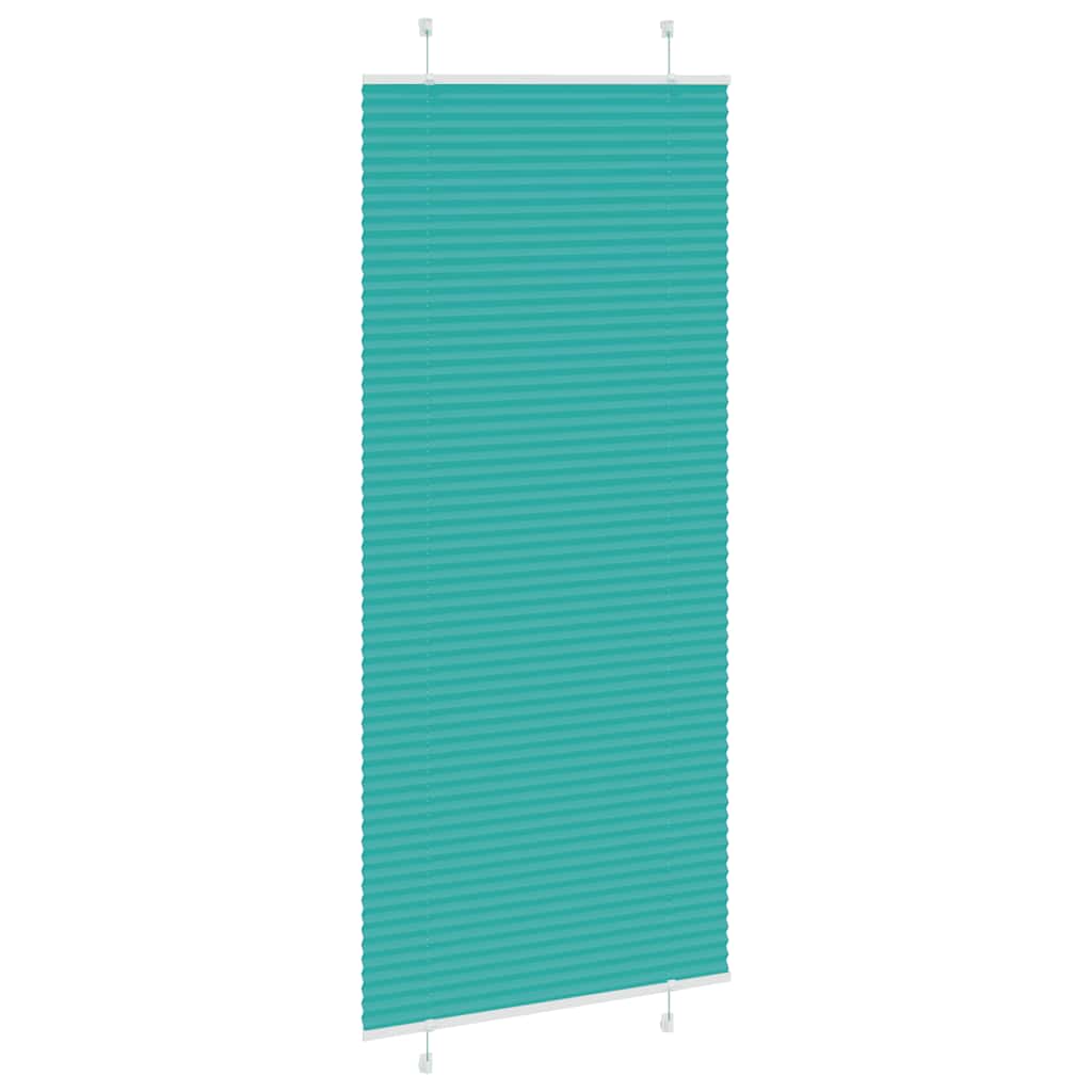 Plisirana zavjesa petrolej zelena 95x200 cm Širina tkanine 94,4 cm Poliester
