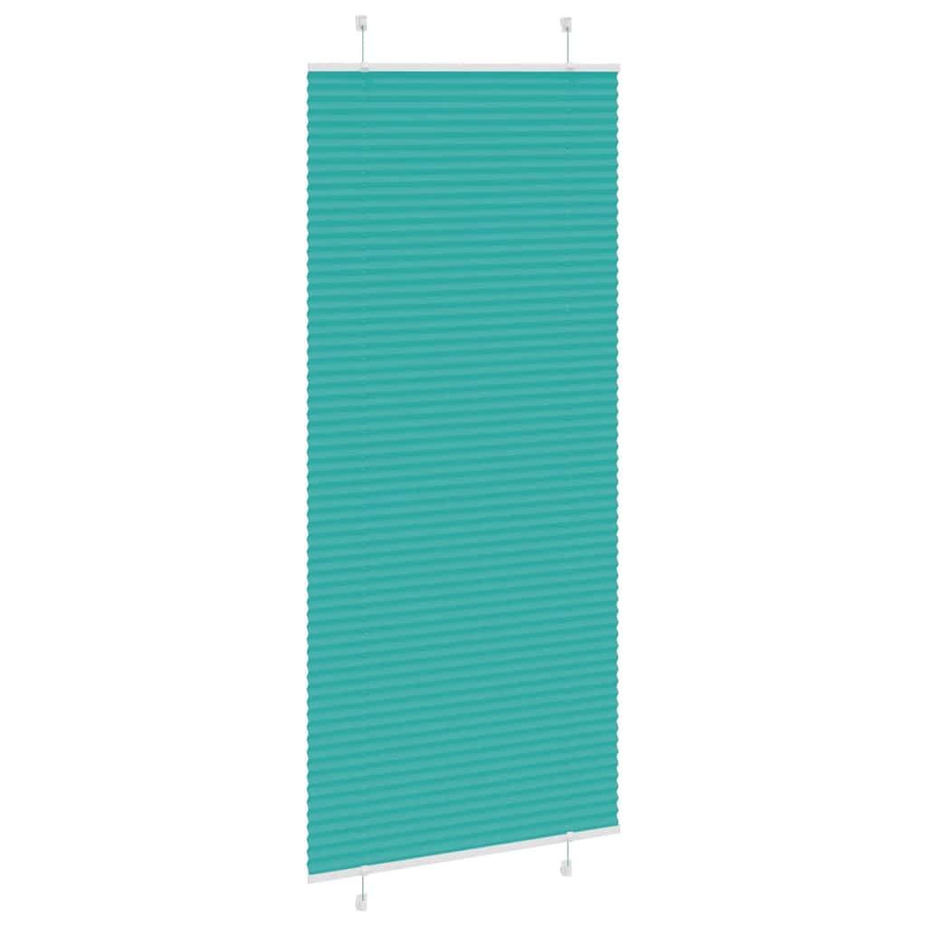 Plisirana zavjesa petrolej zelena 100x200 cm Širina tkanine 99,4 cm Poliester