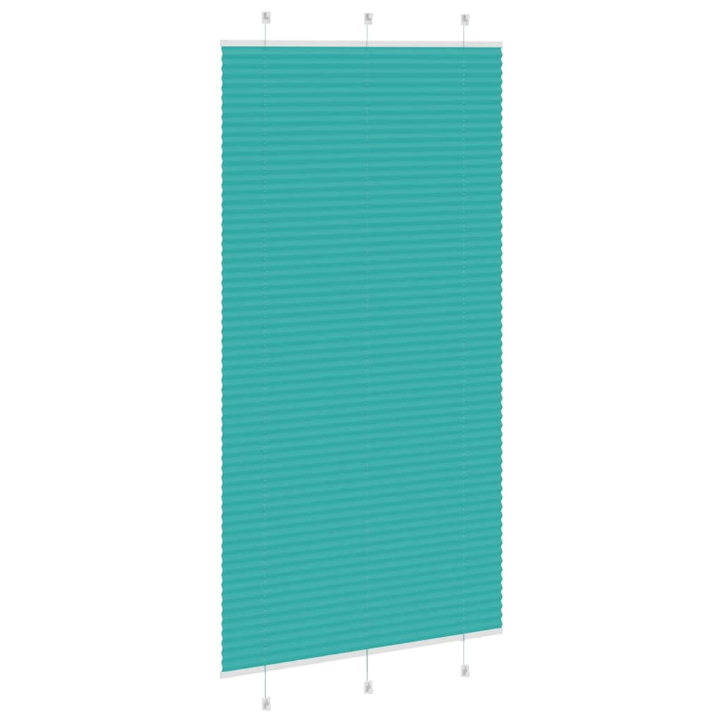 Plisirana zavjesa petrolej zelena 105x200 cm Širina tkanine 104,4 cm Poliester