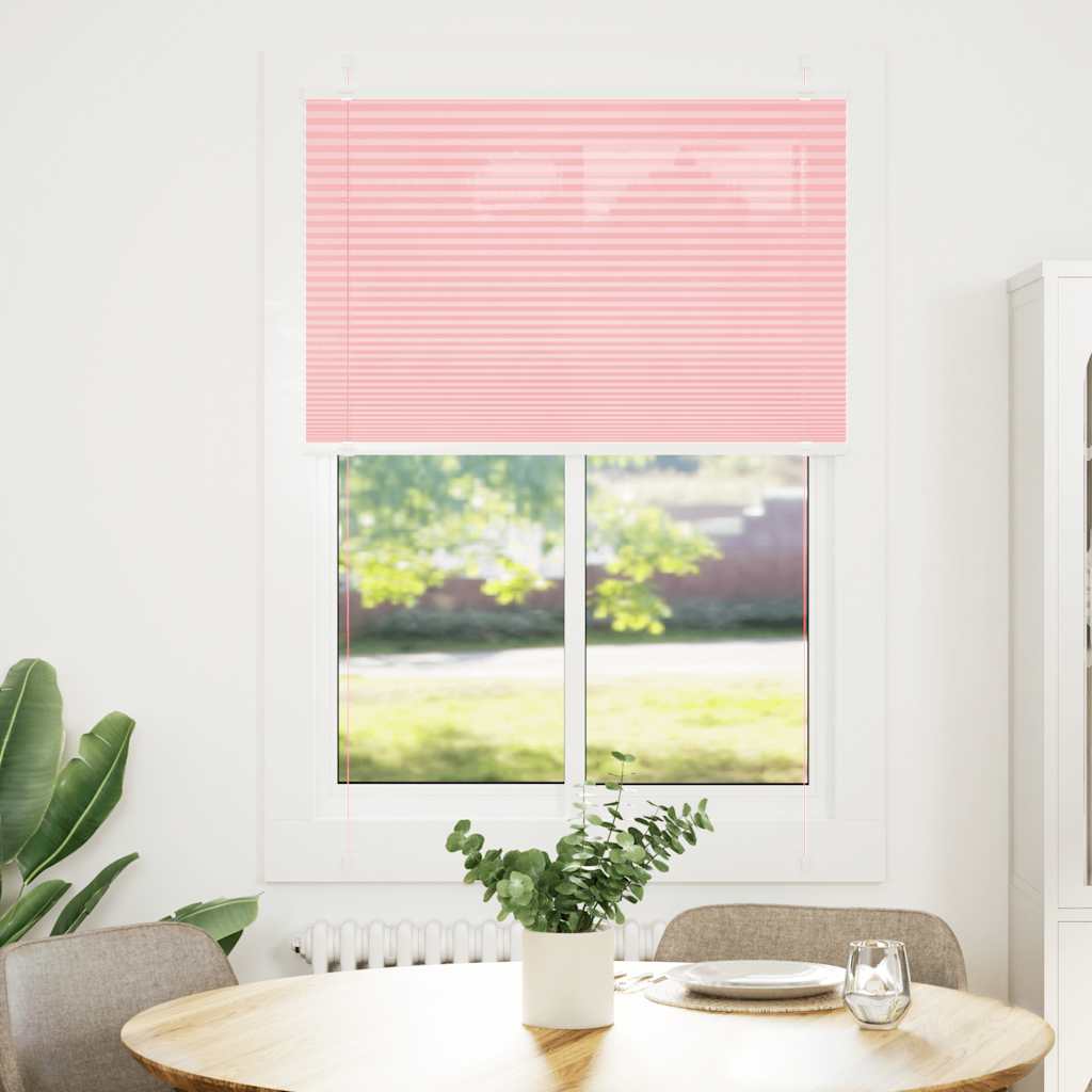 Plisirana zavjesa Roza 85x100 cm Širina tkanine 84,4 cm Poliester