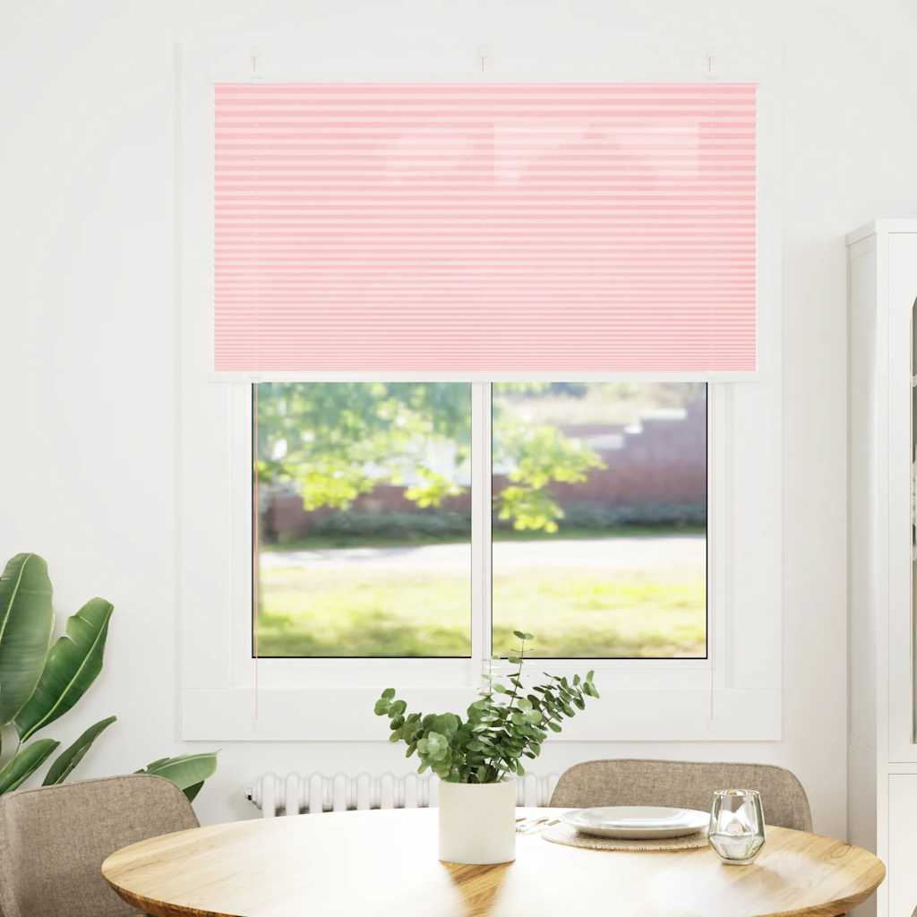 Plisirana zavjesa Roza 105x100 cm Širina tkanine 104,4 cm Poliester