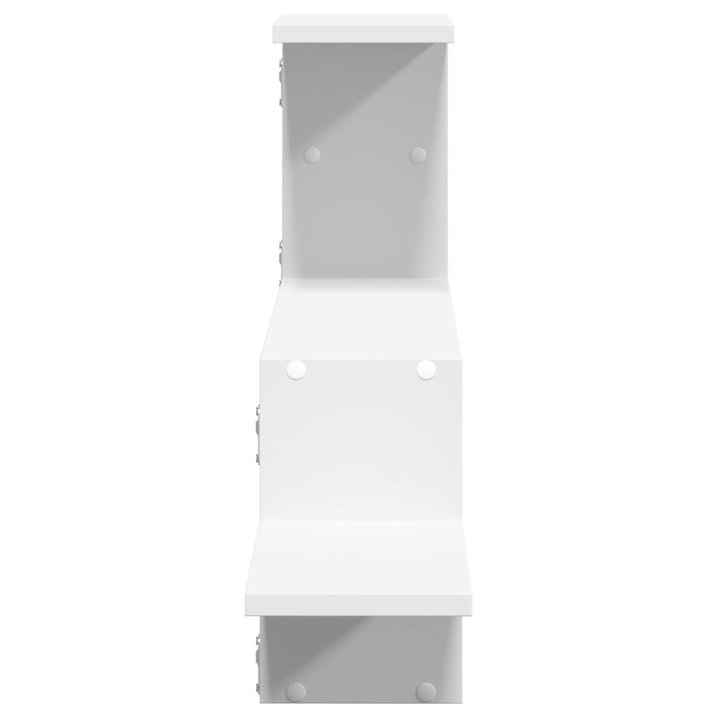 Zidna polica bijela 104x15x49 cm od konstruiranog drva