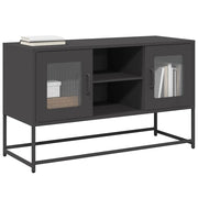 TV ormarić crni 100,5x39x60,5 cm čelični Crna