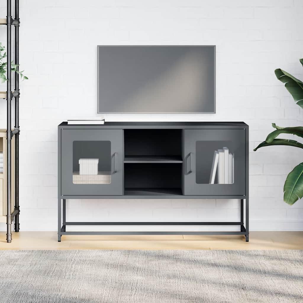 TV ormarić antracit 100,5x39x60,5 cm čelični Antracitno siva