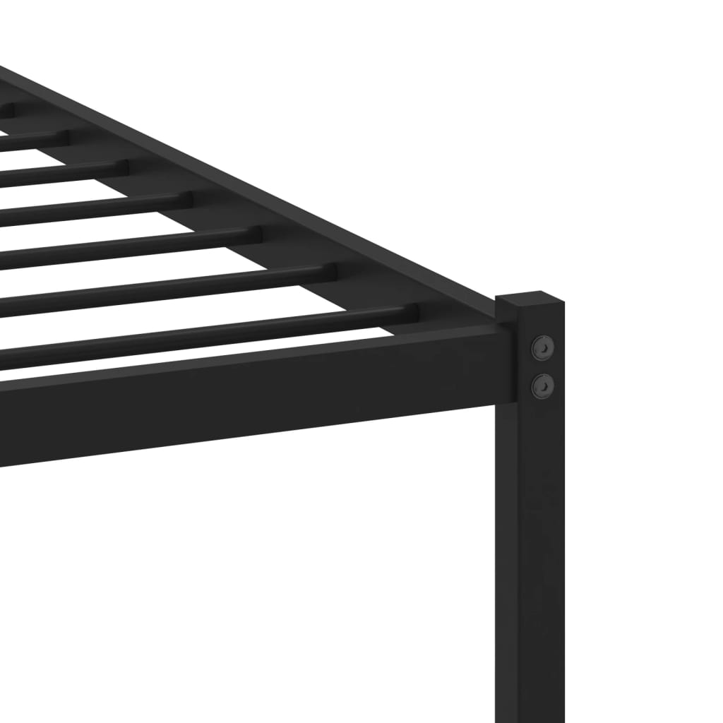Metalni okvir kreveta bez madraca boja hrasta 90x190 cm
