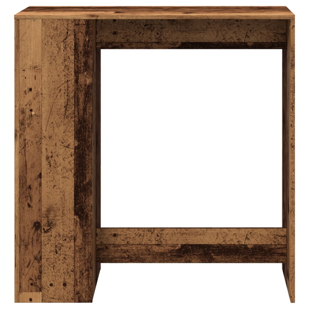 Barski stol s držačima boja drva 101 x 40 x 103,5 cm drveni