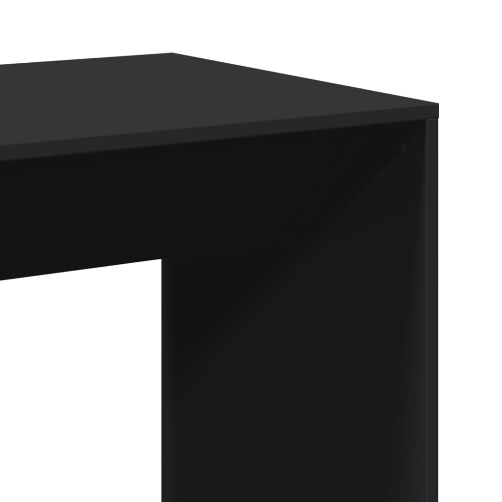 Barski stol crni 51 x 50 x 103,5 cm od konstruiranog drva