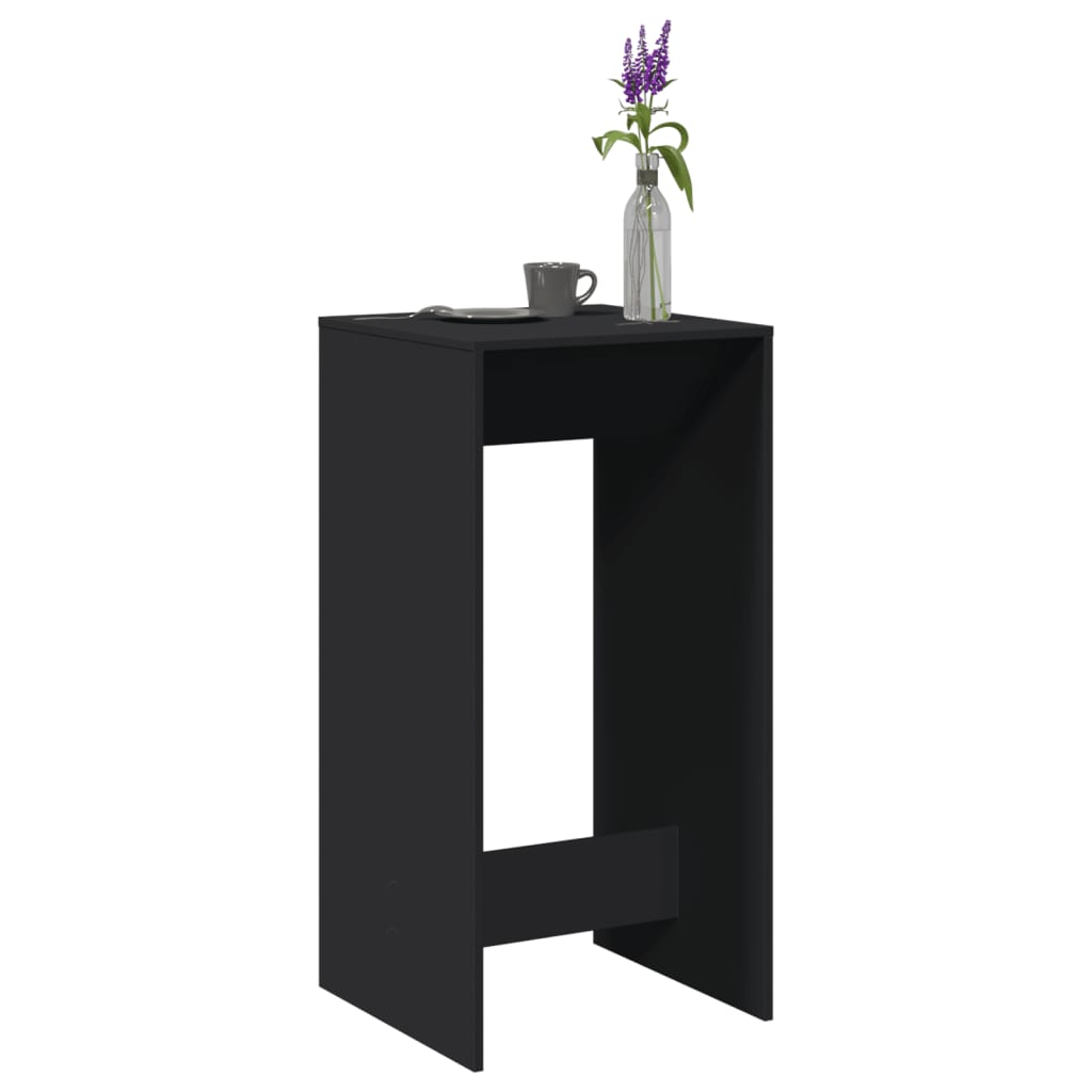 Barski stol crni 51 x 50 x 103,5 cm od konstruiranog drva
