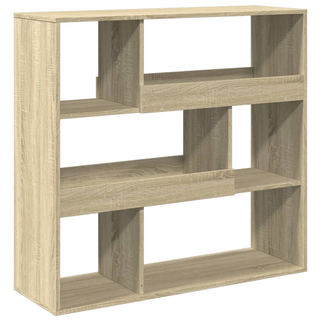 Ormarić za knjige / sobna pregrada boja hrasta 100x33x94,5 cm Smeđa