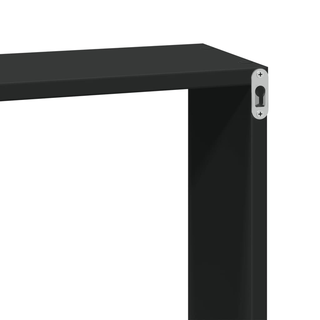 Zidni ormarić crni 60x16x30 cm od konstruiranog drva