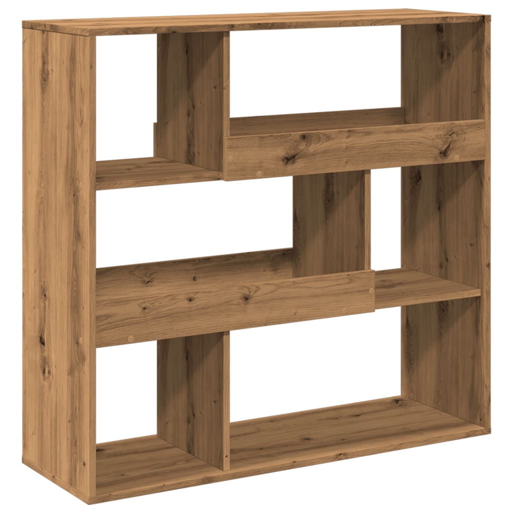 Sobna pregrada boja hrasta 100 x 33 x 94,5 cm konstruirano drvo Smeđa