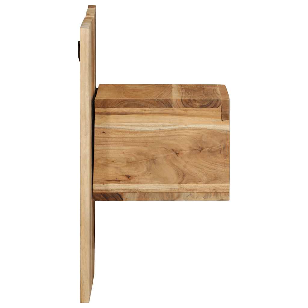 Noćni ormarić 50x27x50 cm puno drvo bagrem