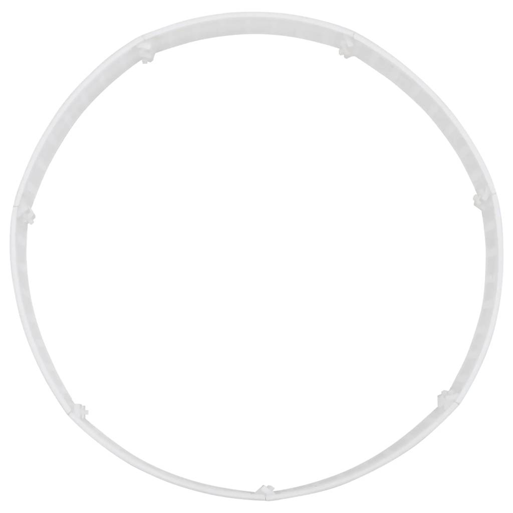 Suknja za božićno drvce bijela Ø56x23 cm plastika