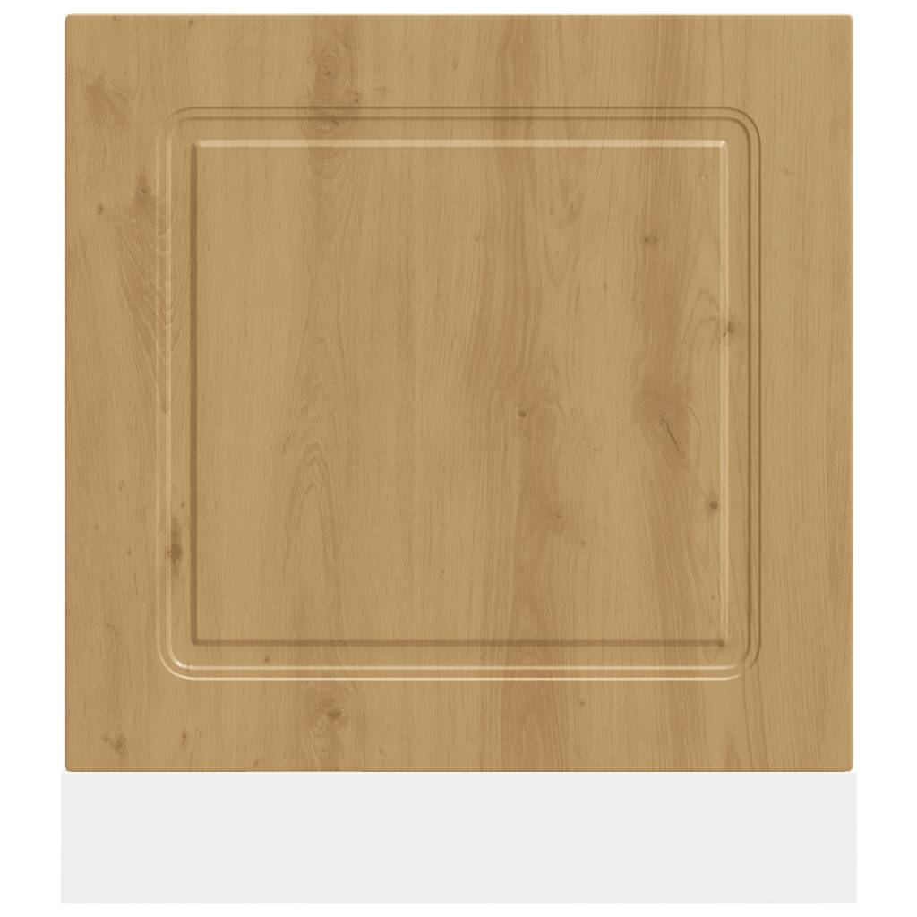 Ploča za perilicu posuđa Kalmar 60x1,5x57 cm konstruirano drvo Smeđa