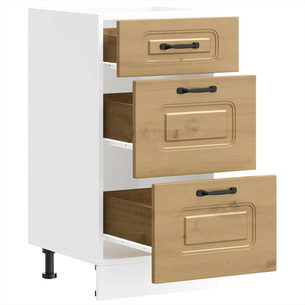 Donji kuhinjski ormarić Kalmar boja hrasta konstruirano drvo hrast artisan