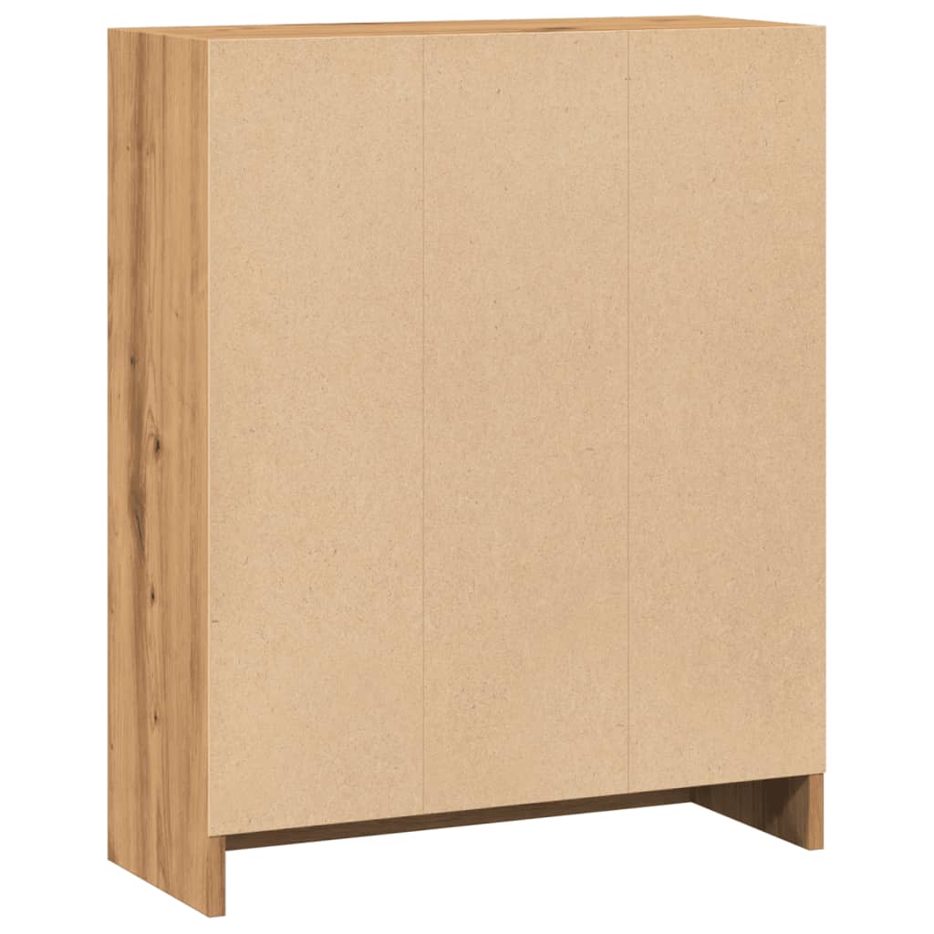 Regal za knjige boja hrasta 60 x 24 x 76 cm konstruirano drvo