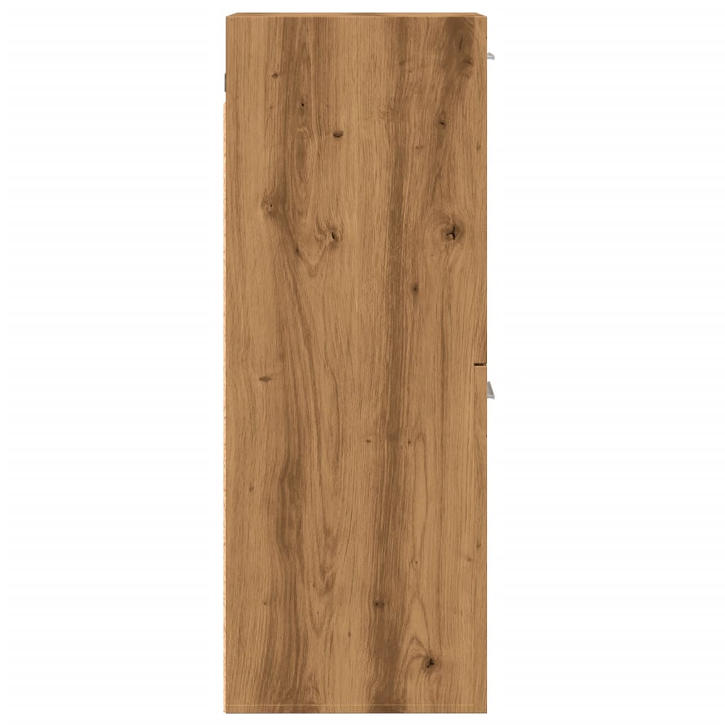 Kupaonski viseći ormarić Artisan hrast 30x30x80cm izrađeno drvo