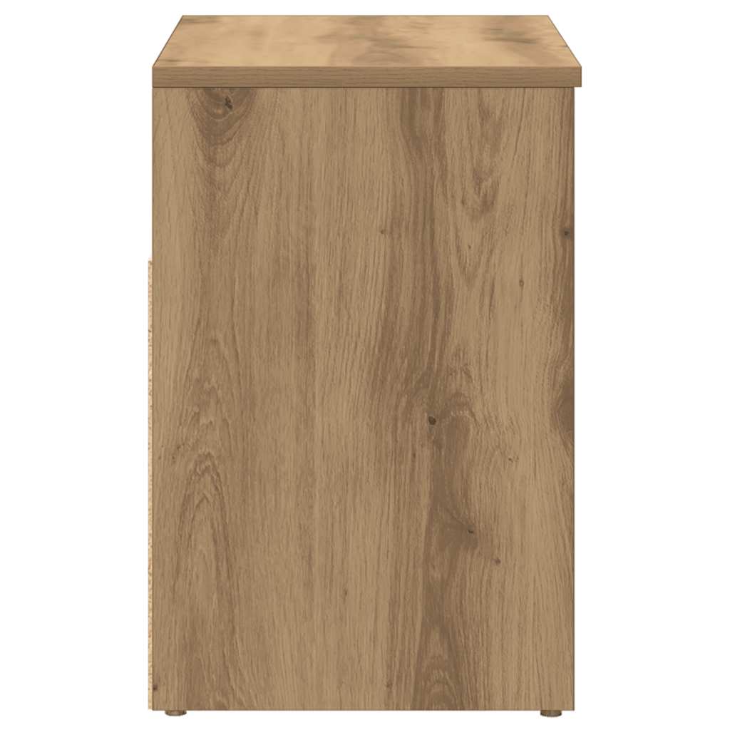 Klupa za cipele obrtnički hrast 60x30x45 cm izrađeno drvo