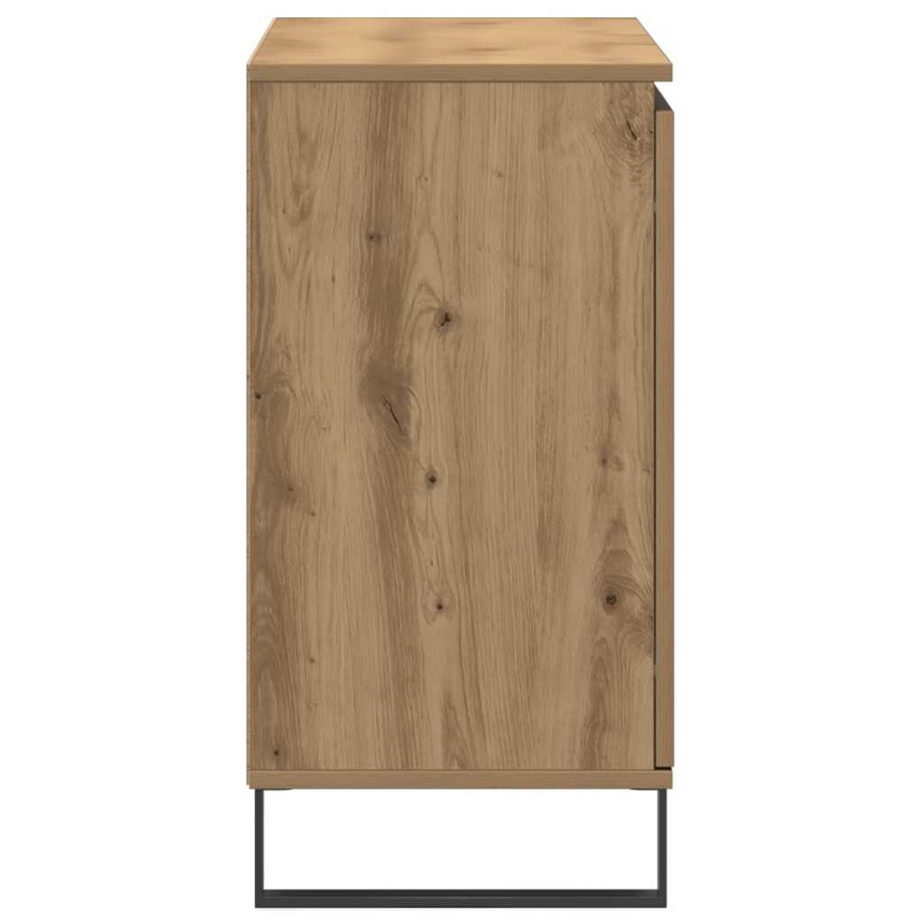 Komoda boja hrasta artisan 101,5x35x70 cm konstruirano drvo Smeđa