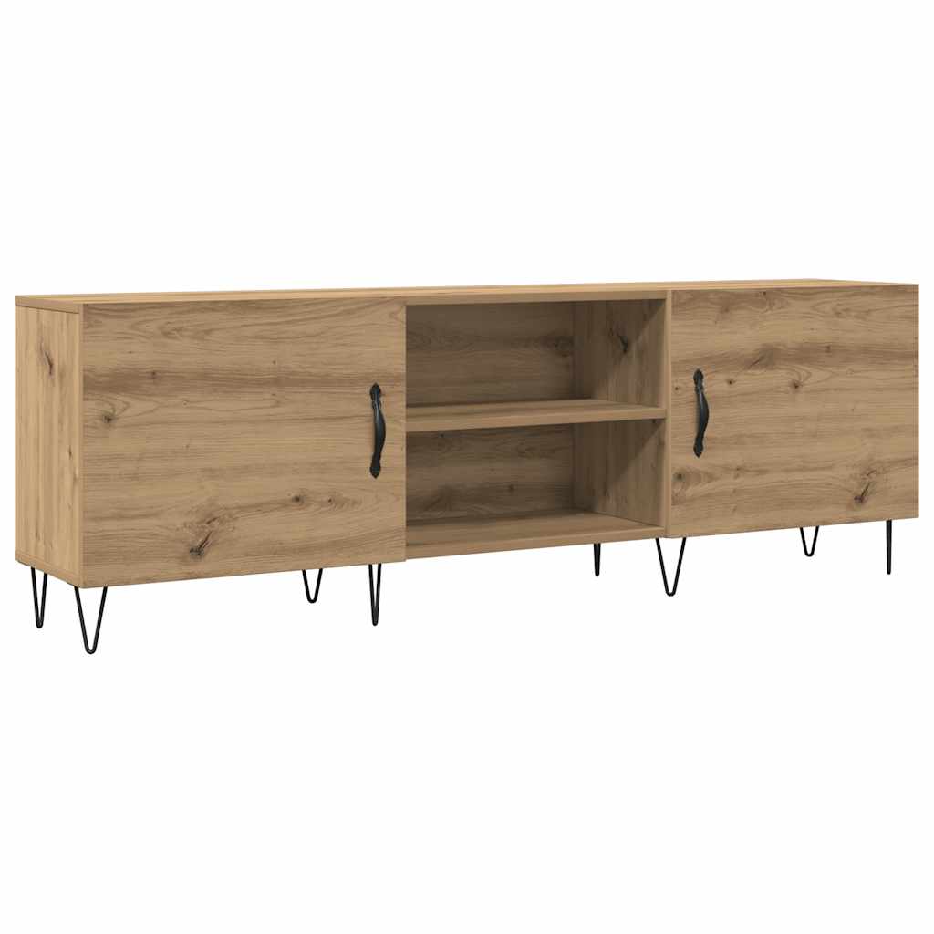 TV ormarić Artisan hrast 150x30x50 cm izrađeno drvo Smeđa