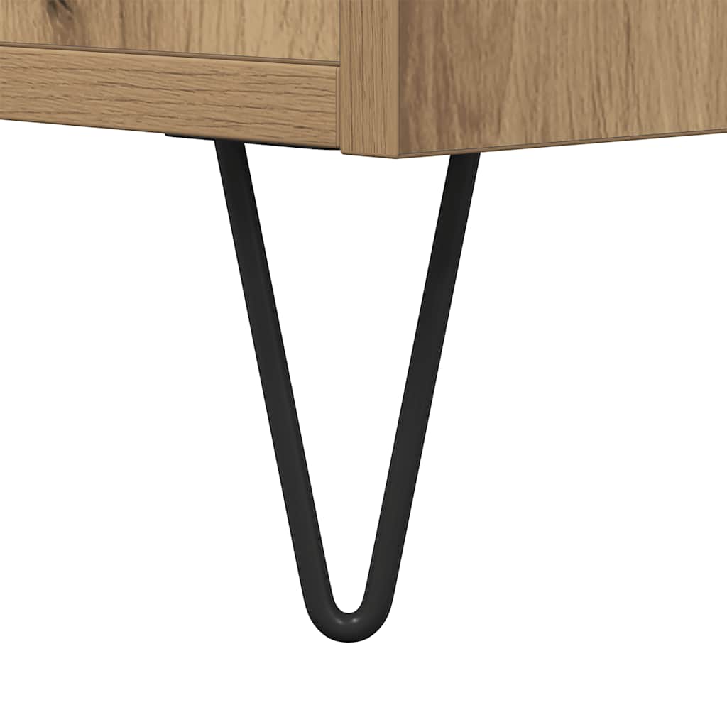 TV ormarić Artisan hrast 150x30x50 cm izrađeno drvo Smeđa