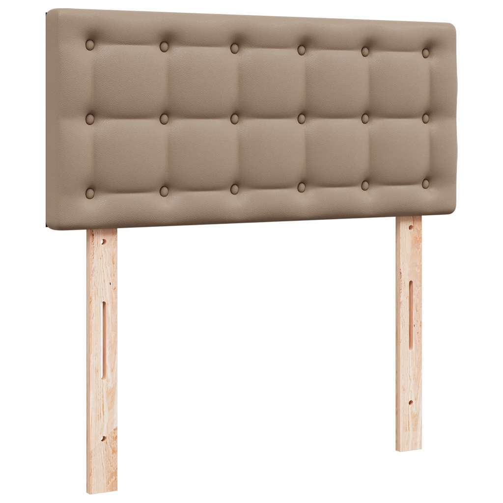 Otomanski krevet s madracem cappuccina 90x190cm umjetna koža