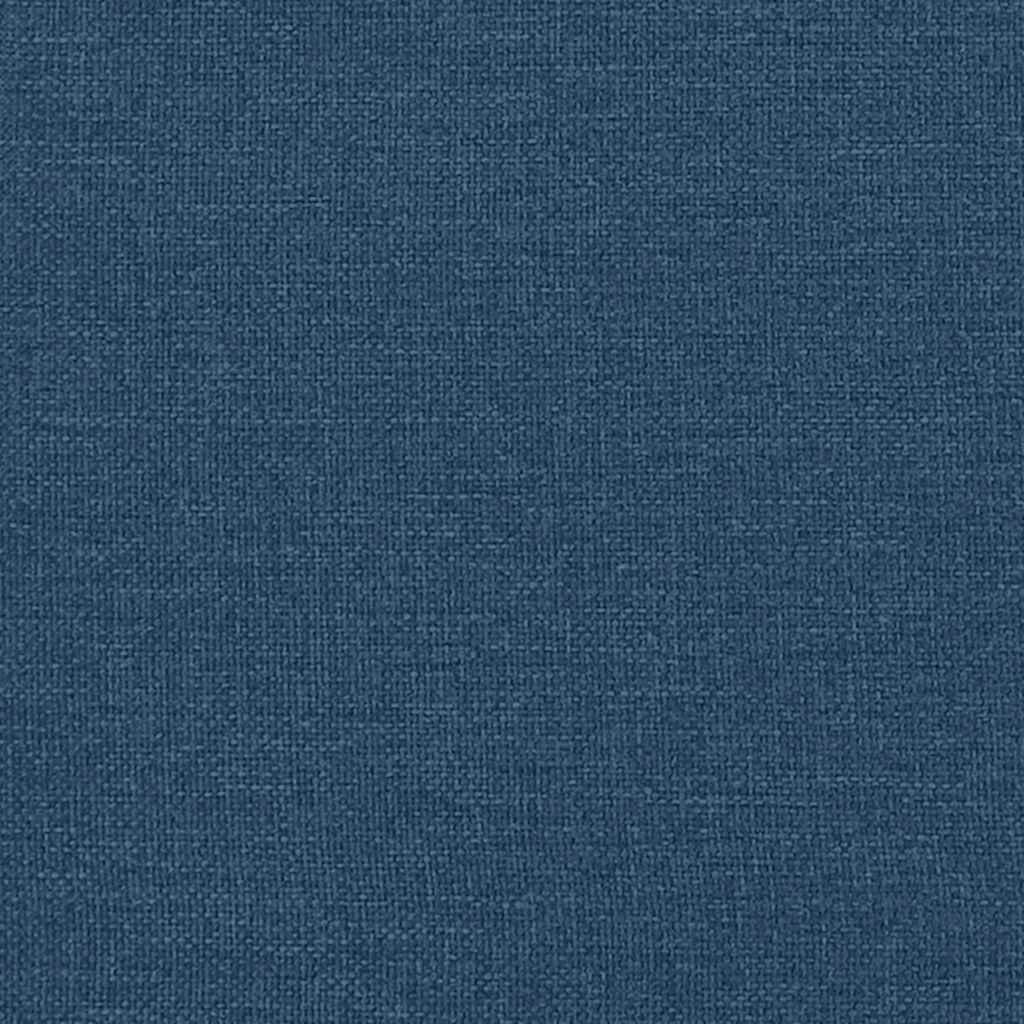 Ottoman krevet s madracem plavi 80x200 cm tkanina
