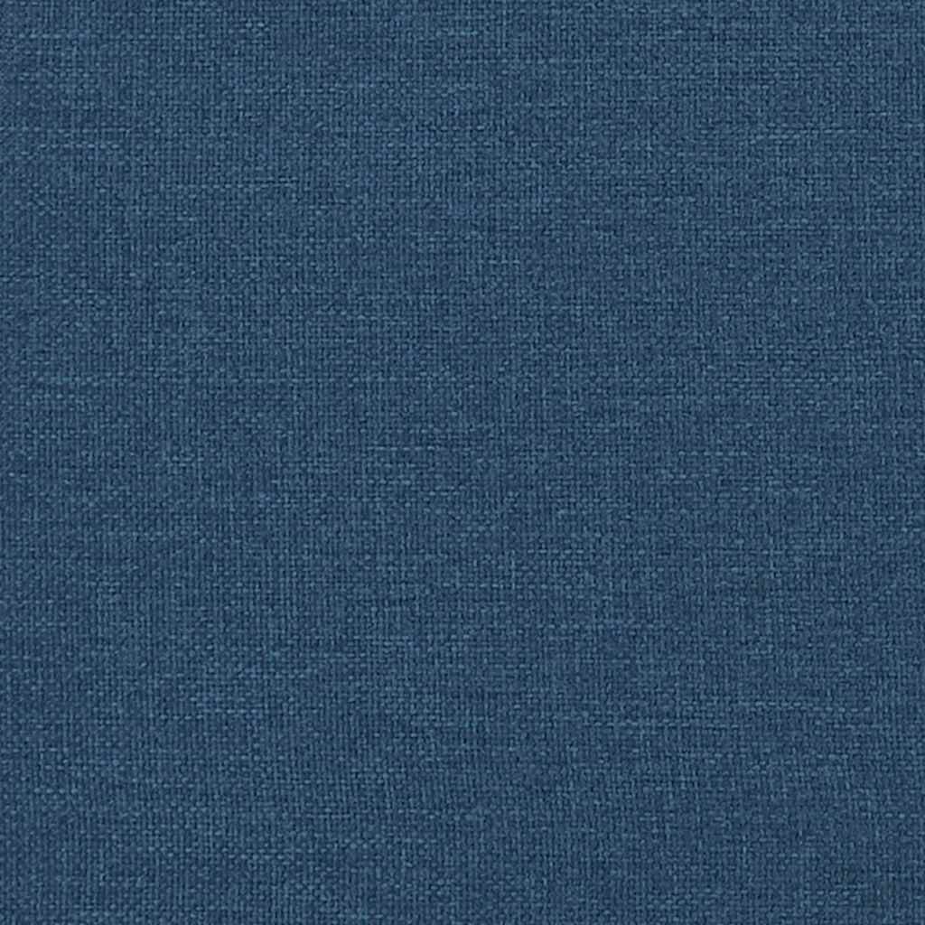 Ottoman krevet s madracem plavi 80x200 cm tkanina