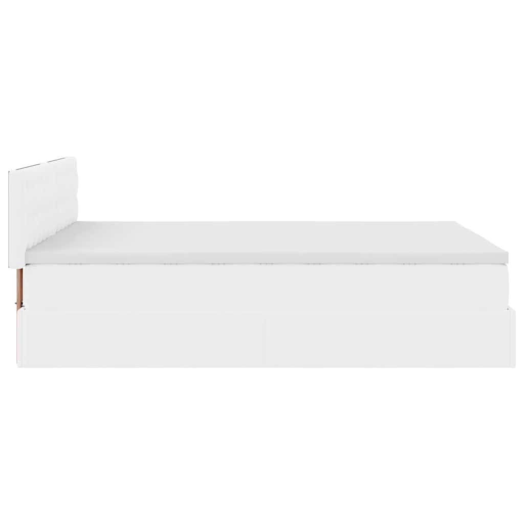 Otomanski krevet s madracima i LED 140x200cm umjetna koža