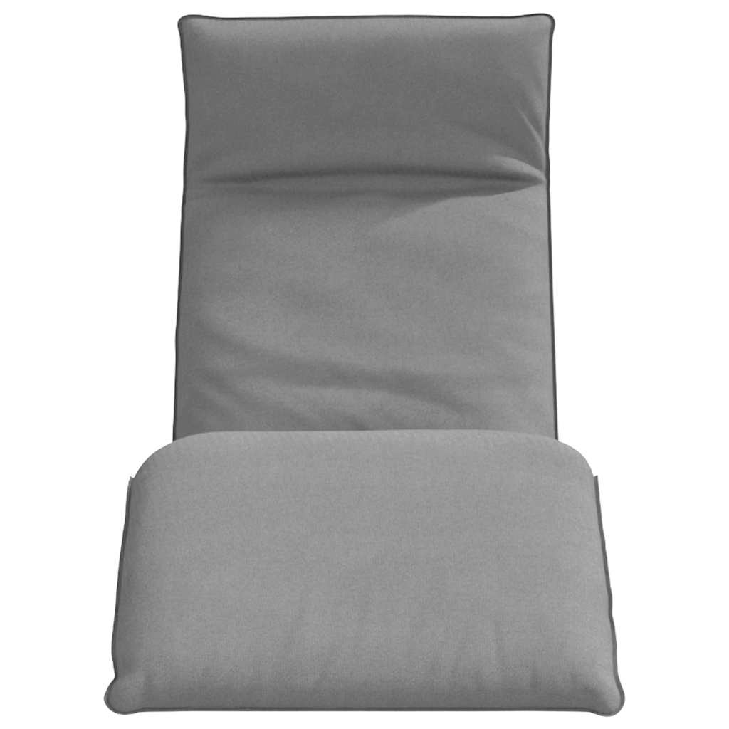 Sklopiva ležaljka za sunčanje siva 175x54x8,5 cm Oxford tkanina
