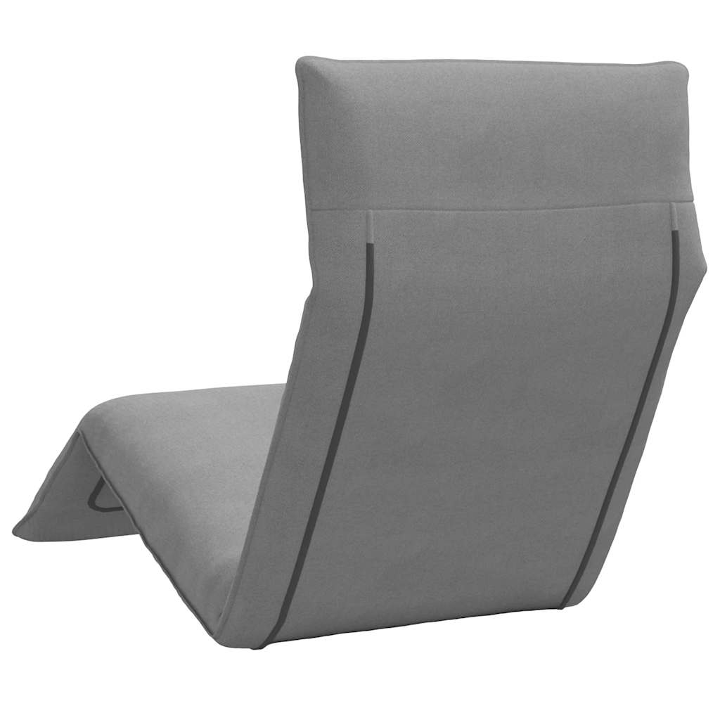 Sklopiva ležaljka za sunčanje siva 175x54x8,5 cm Oxford tkanina