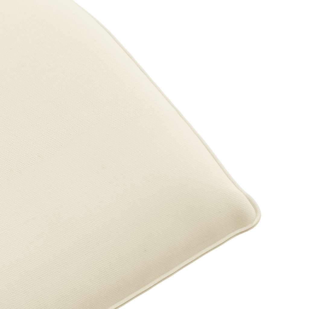 Sklopiva ležaljka za sunčanje krem boje 175x54x8,5 cm Oxford tkanina