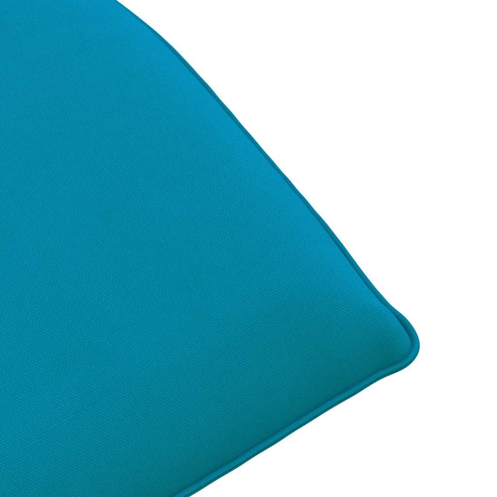 Sklopiva ležaljka za sunčanje svijetloplava 175x54x8,5 cm Oxford tkanina