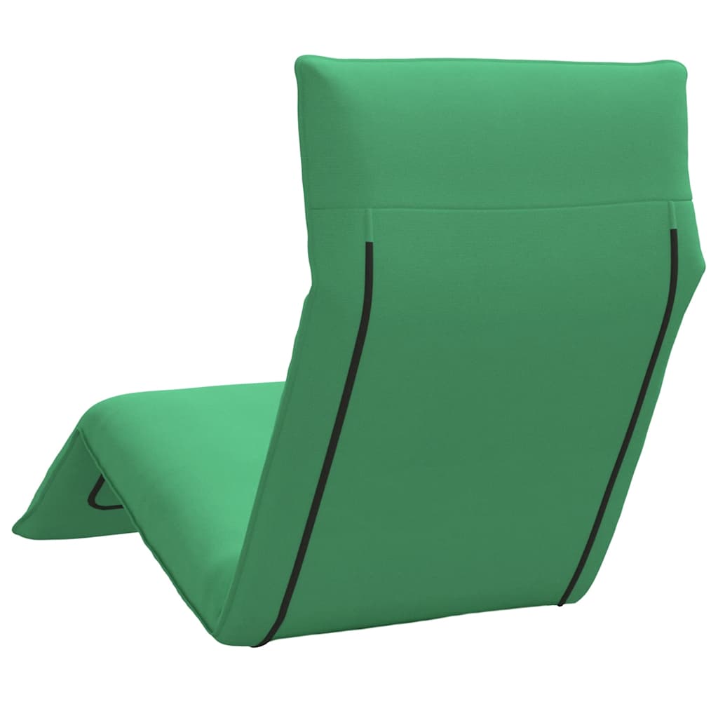 Sklopiva ležaljka za sunčanje zelena 175x54x8,5 cm Oxford tkanina
