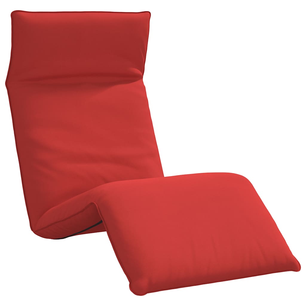 Sklopiva ležaljka za sunčanje crvena 175x54x8,5 cm Oxford tkanina