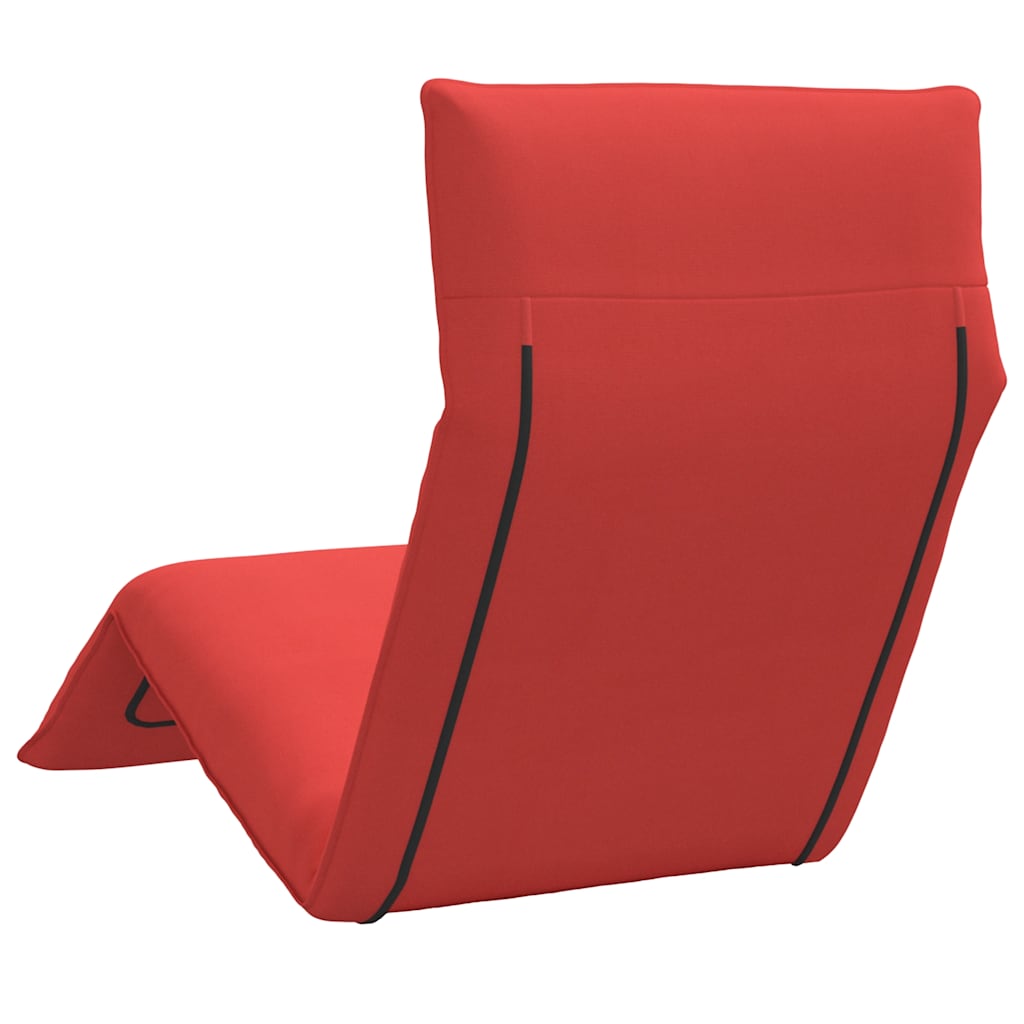 Sklopiva ležaljka za sunčanje crvena 175x54x8,5 cm Oxford tkanina