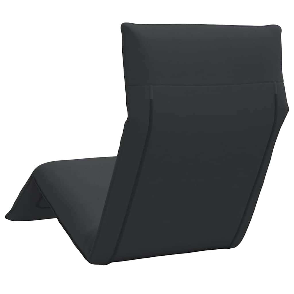 Sklopiva ležaljka za sunčanje crna 175x54x8,5 cm Oxford tkanina