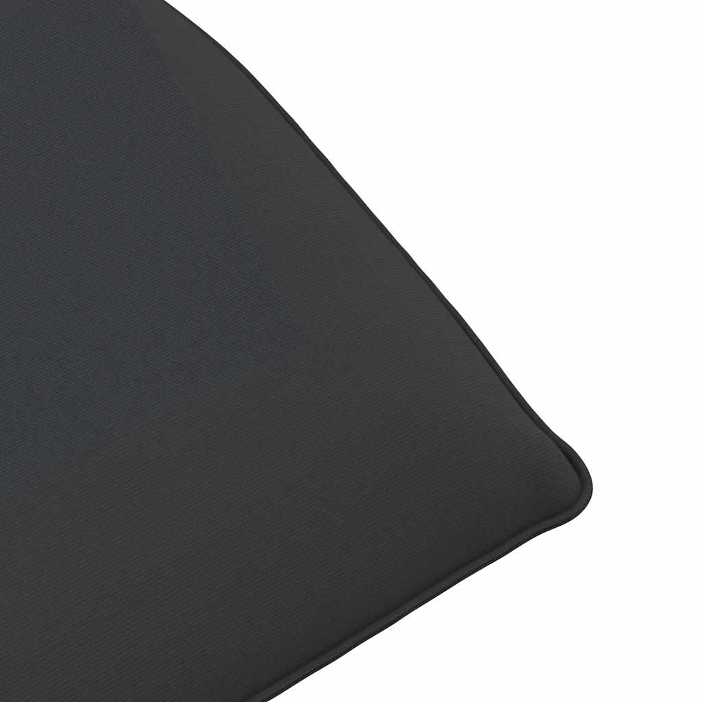 Sklopiva ležaljka za sunčanje crna 175x54x8,5 cm Oxford tkanina