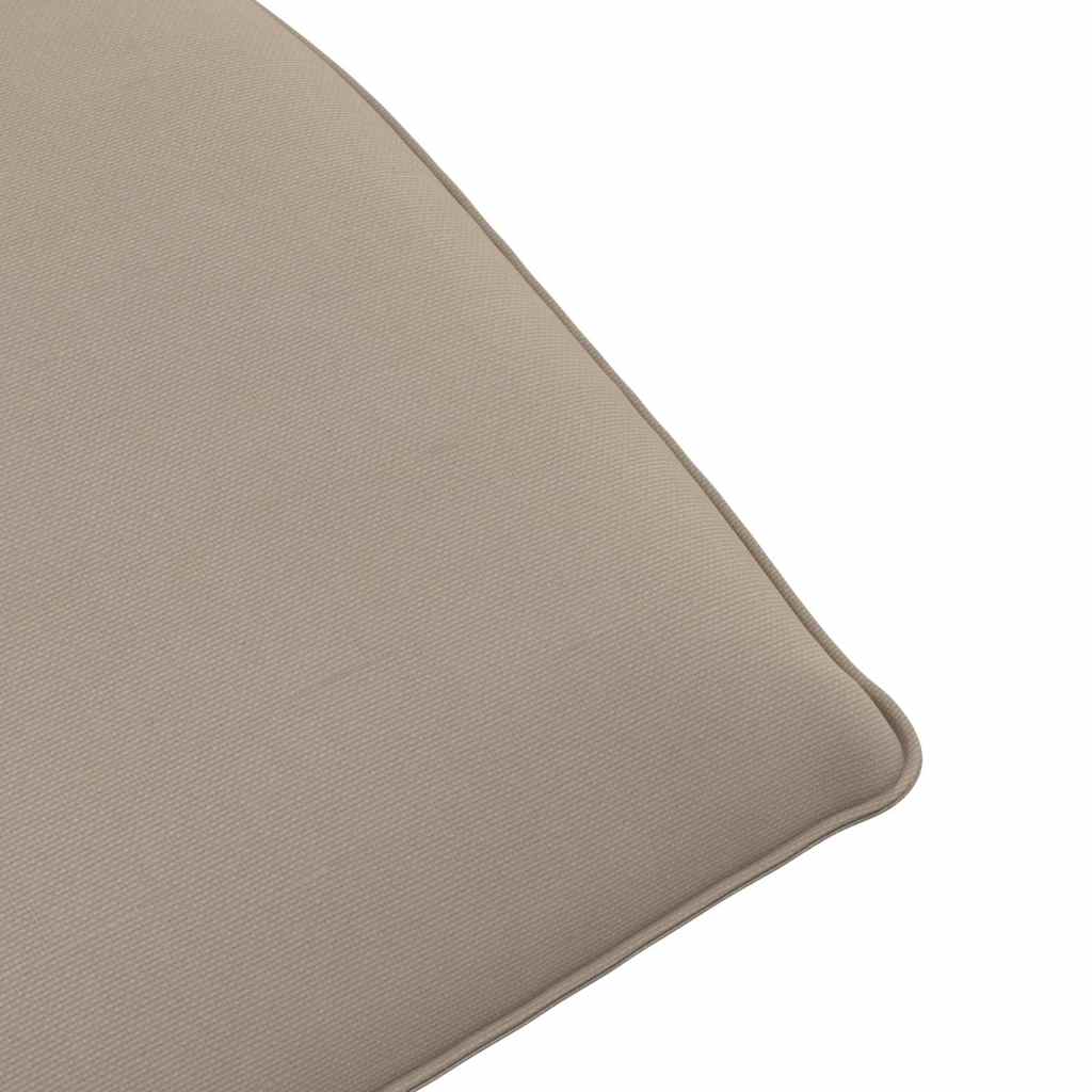 Sklopiva ležaljka za sunčanje boje taupe 175x54x8,5 cm Oxford tkanina