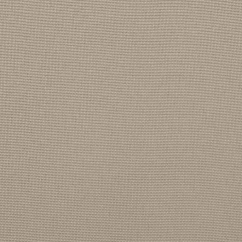Sklopiva ležaljka za sunčanje boje taupe 175x54x8,5 cm Oxford tkanina