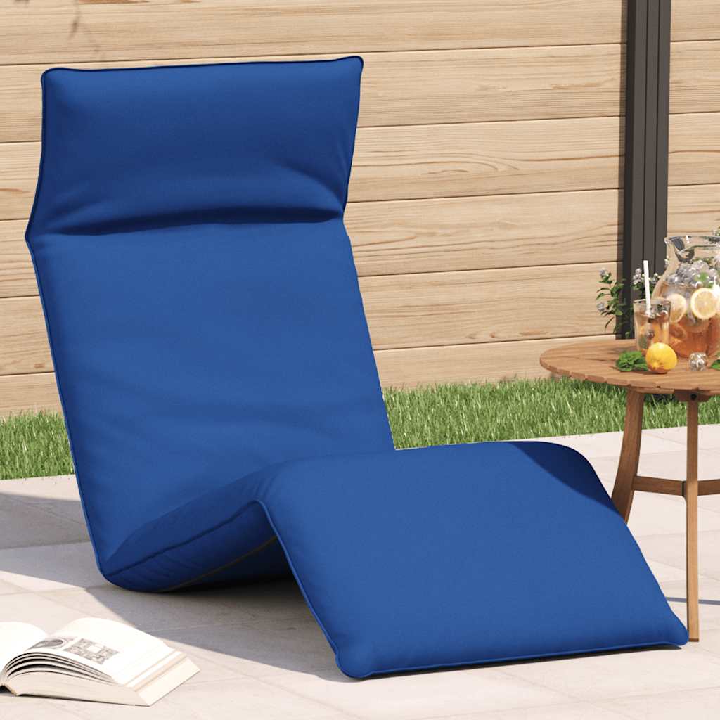 Sklopiva ležaljka za sunčanje kraljevsko plava 175x54x8,5 cm Oxford tkanina