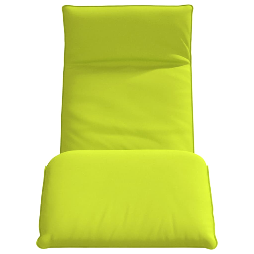Sklopiva ležaljka za sunčanje svijetlo zelena 175x54x8,5 cm Oxford tkanina
