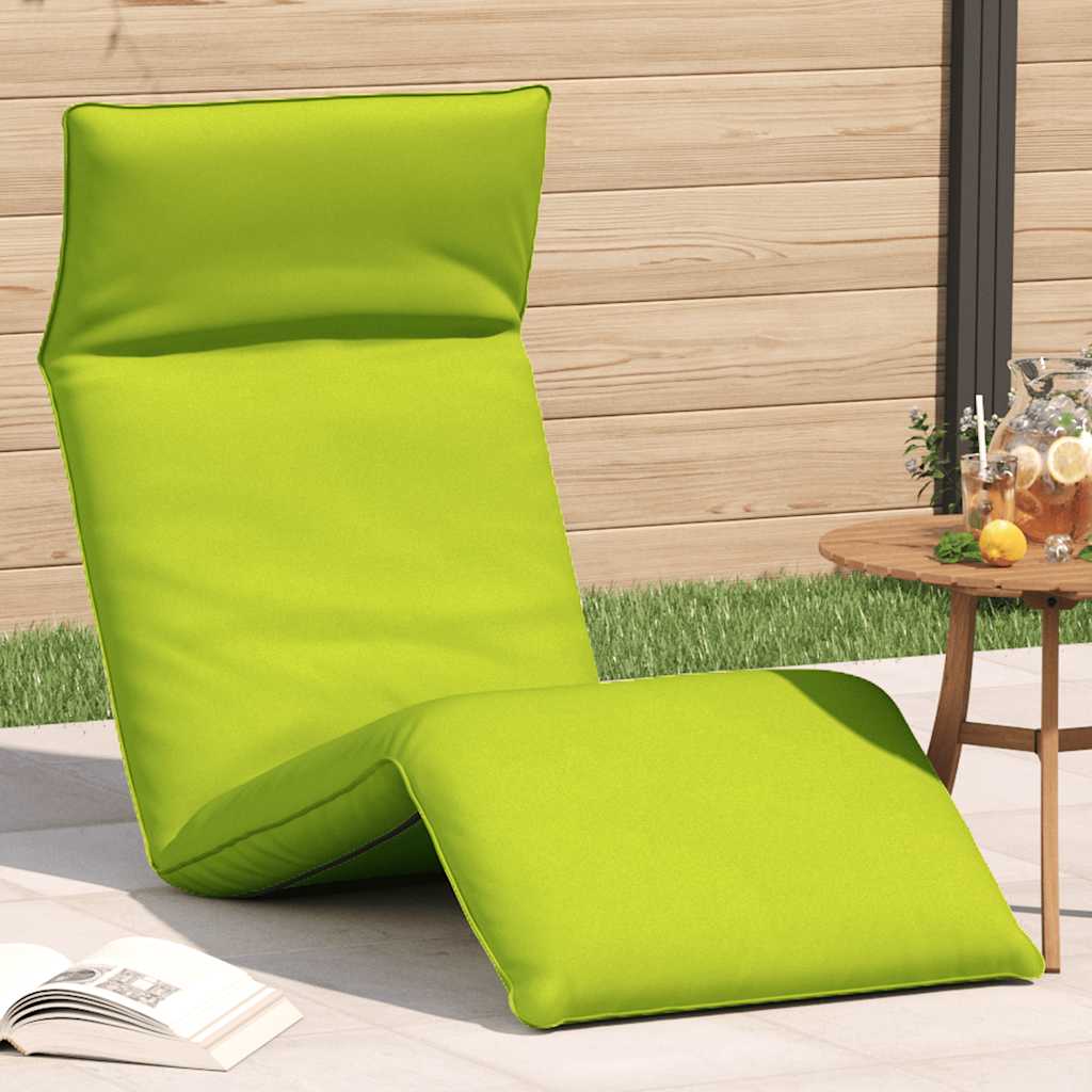 Sklopiva ležaljka za sunčanje svijetlo zelena 175x54x8,5 cm Oxford tkanina