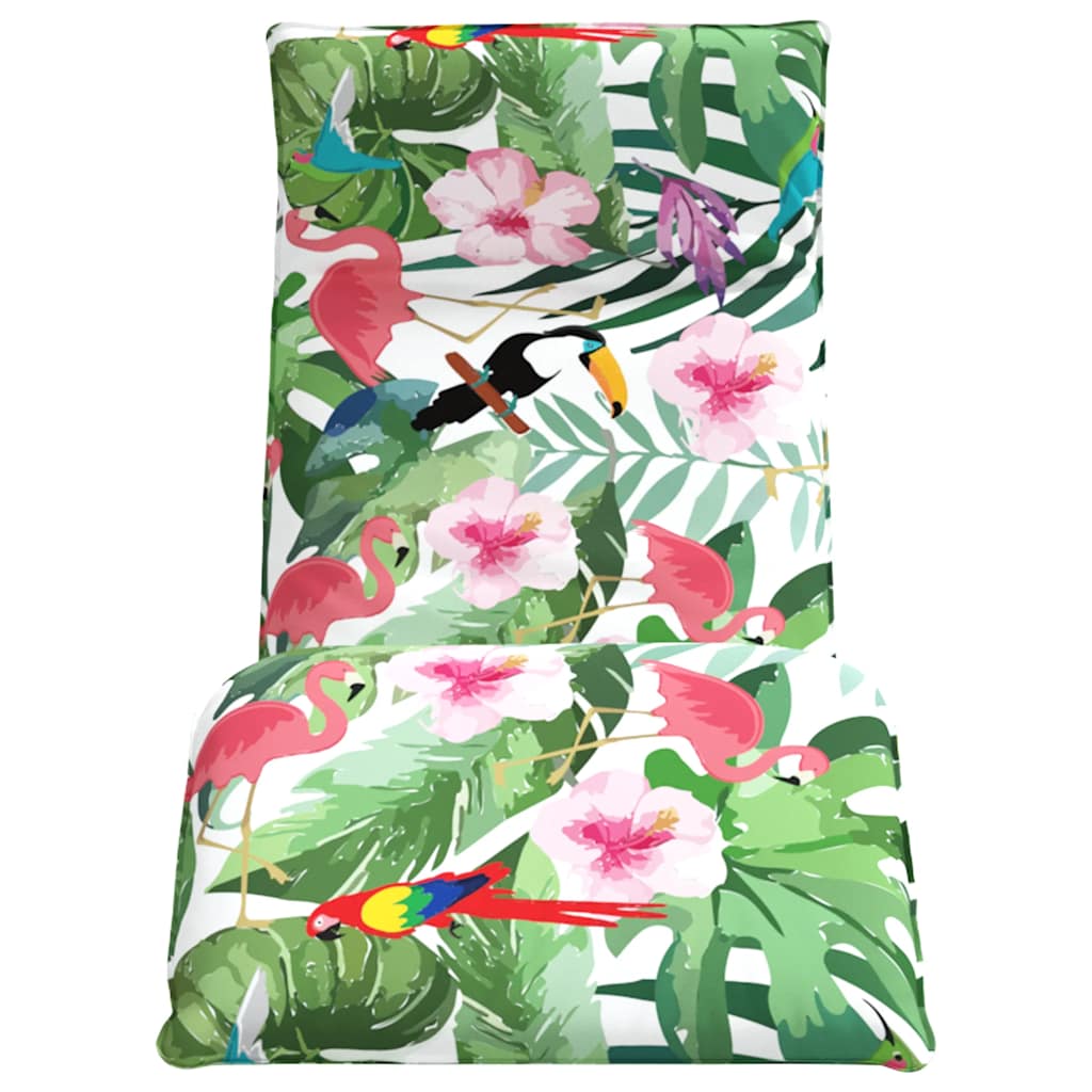 Sklopiva ležaljka za sunčanje višebojna 175x54x8,5 cm Oxford tkanina