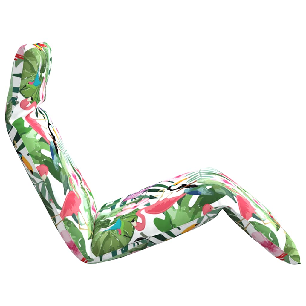 Sklopiva ležaljka za sunčanje višebojna 175x54x8,5 cm Oxford tkanina