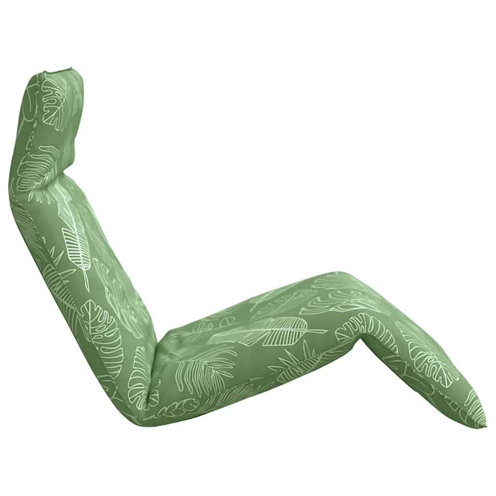 Sklopiva ležaljka s uzorkom lišća 175x54x8,5 cm Oxford tkanina