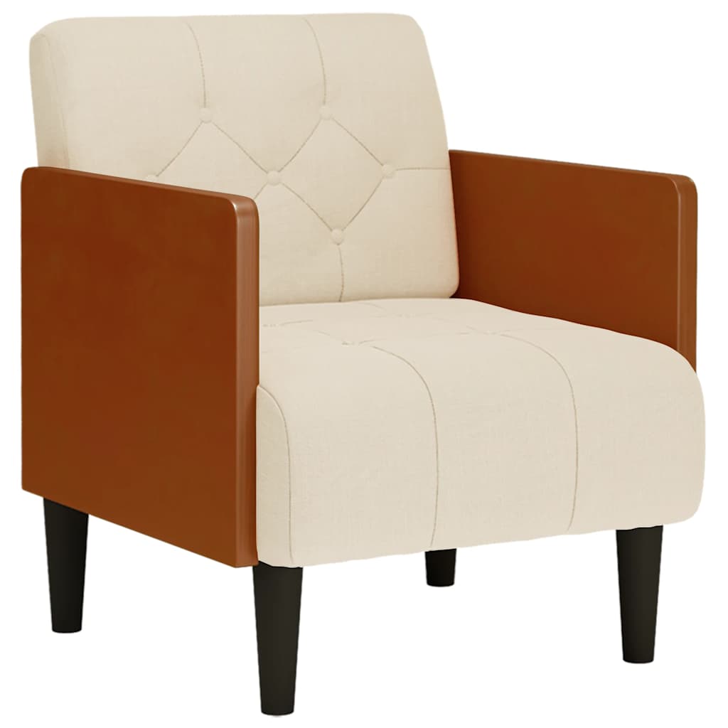 Sofa s naslonima za ruke 55 cm lanena