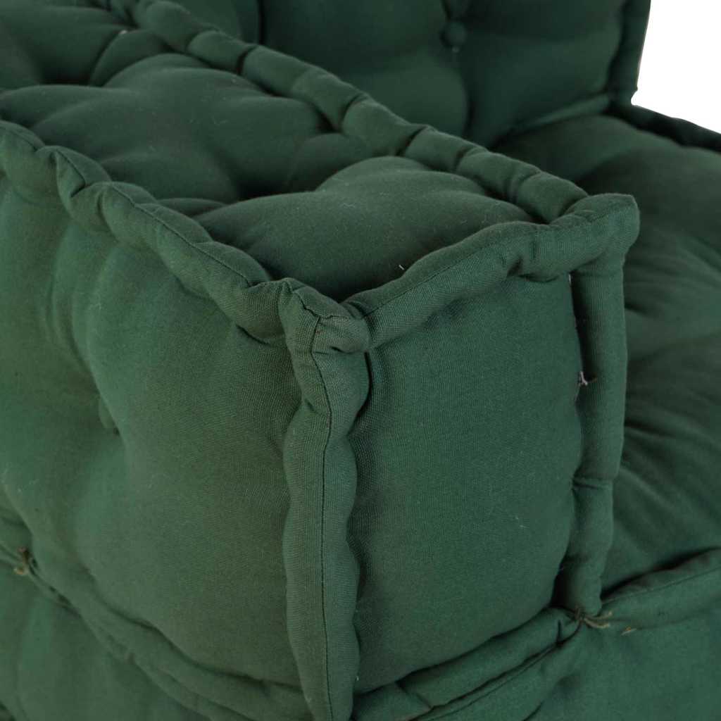 Modularna sofa 3 pcs Zelena Tkanina