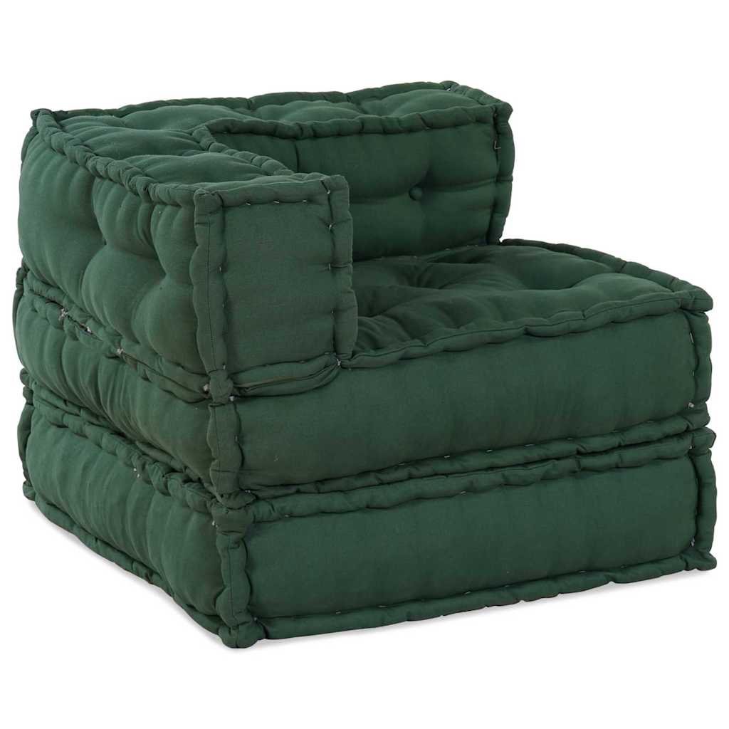 Modularna sofa 3 pcs Zelena Tkanina